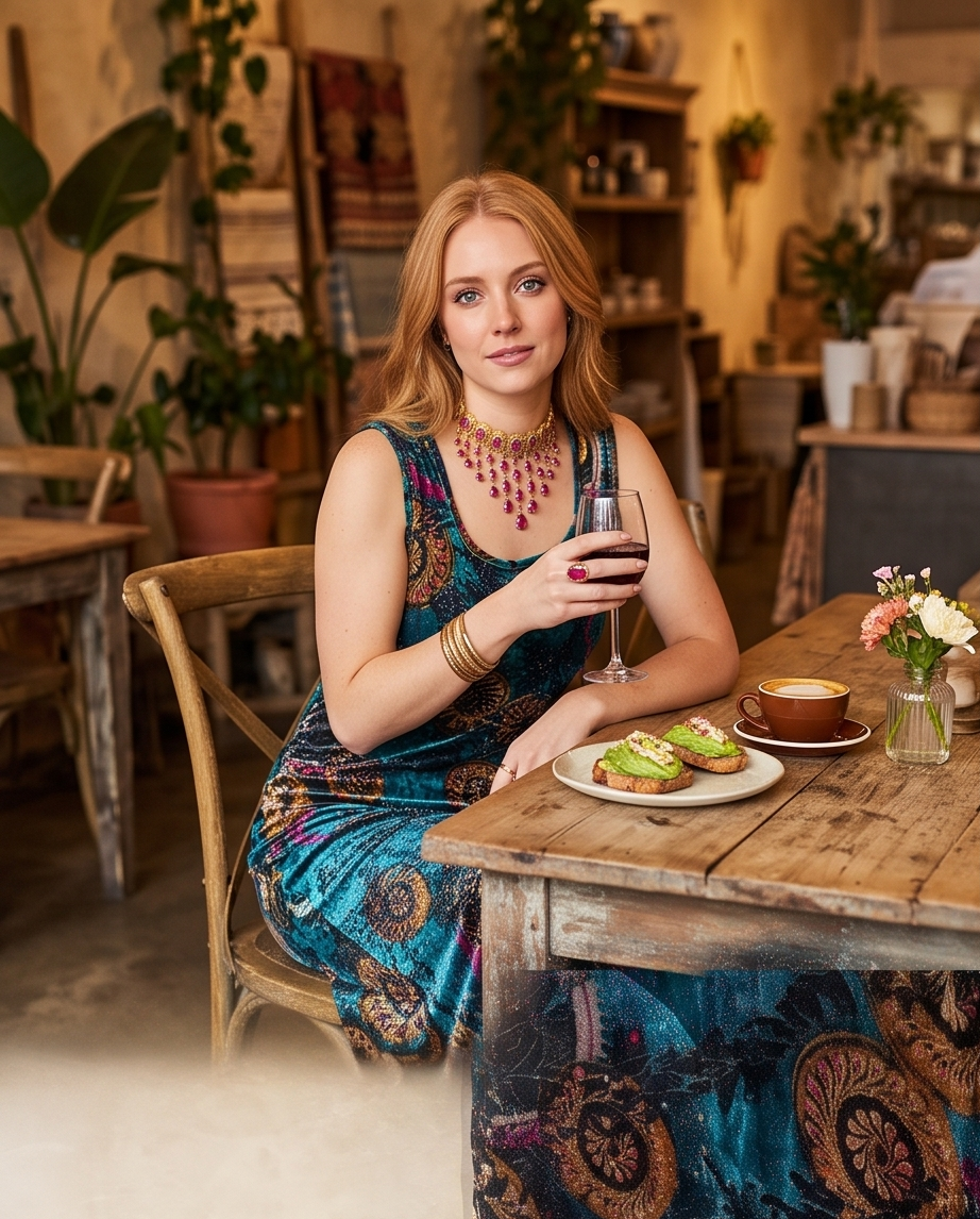 VELVET SLIP DRESS