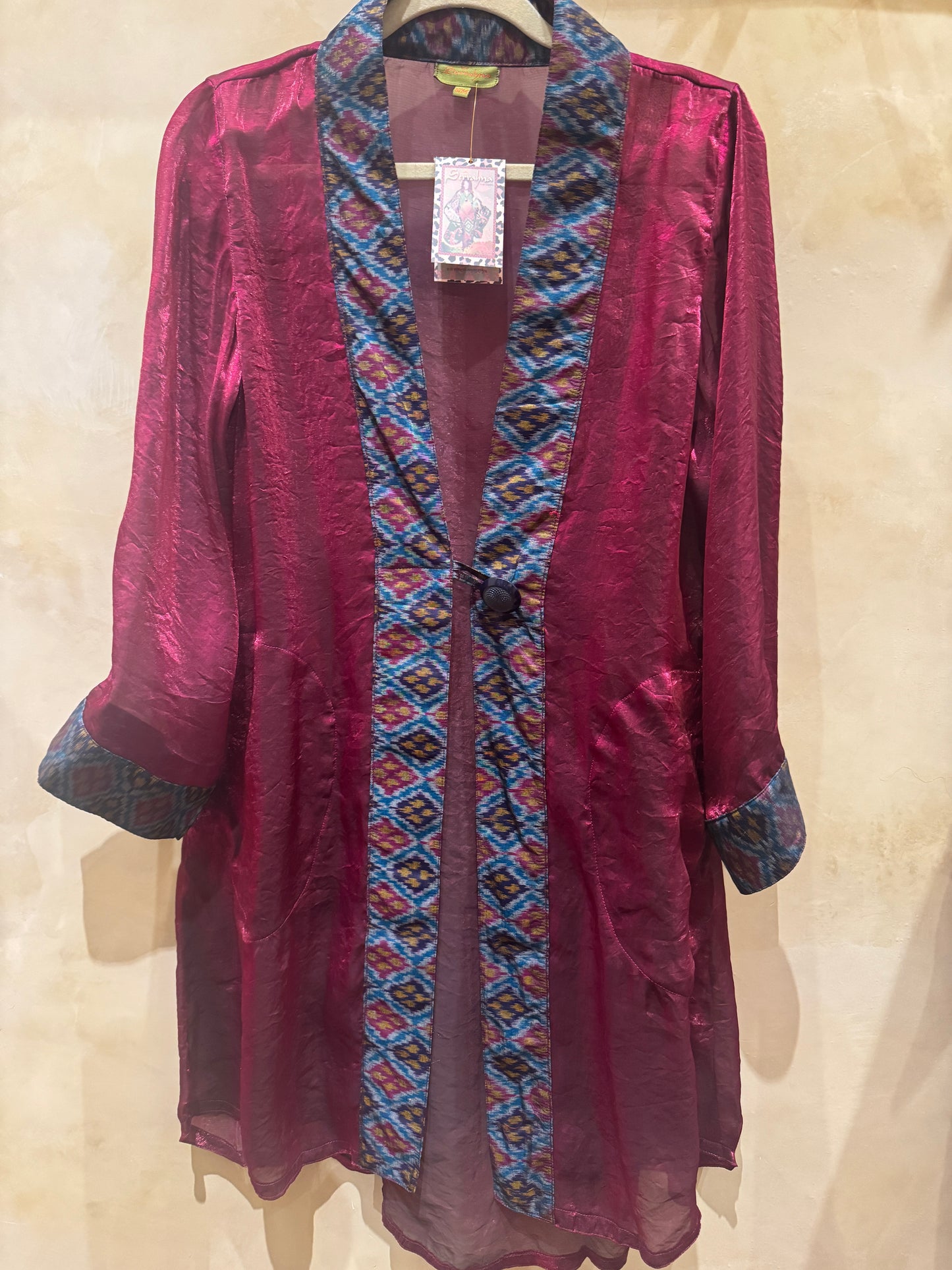 IRRIDESCENT SHIMMER SWING COATS