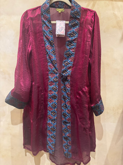 IRRIDESCENT SHIMMER SWING COATS