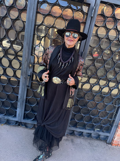 AJRAKH MIRRORED SWING JACKET