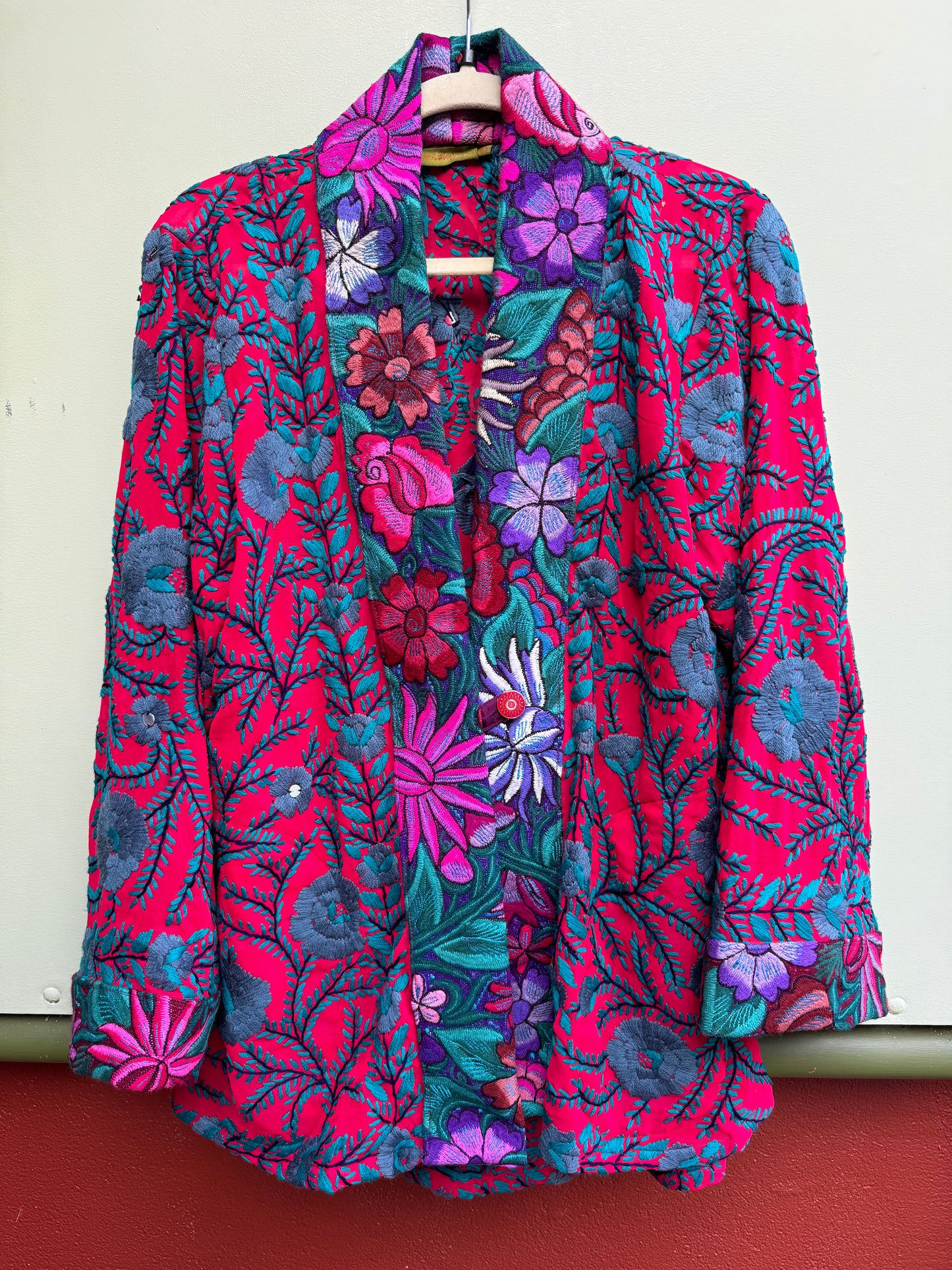 SWING JACKET FUCHSIA FLOWER