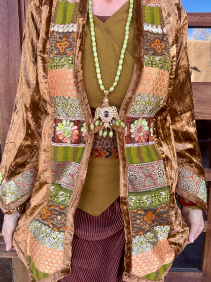 AUTUMN CRUSHED VELVET BLAZER