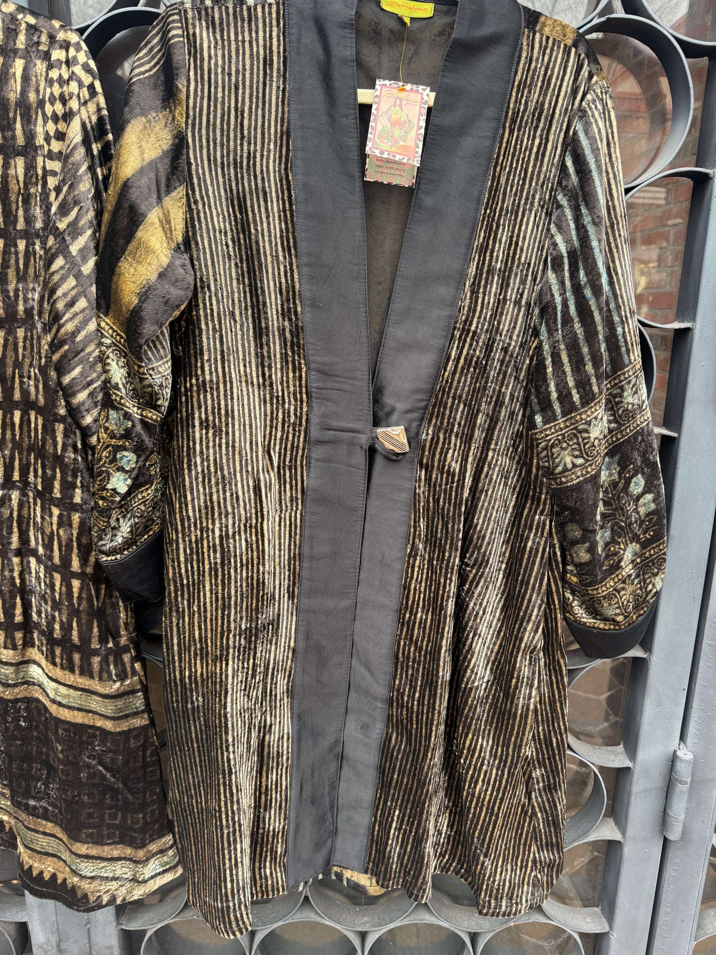 LUXE VELVET SWING COATS MIDNIGHT COLLECTION