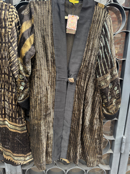 LUXE VELVET SWING COATS MIDNIGHT COLLECTION