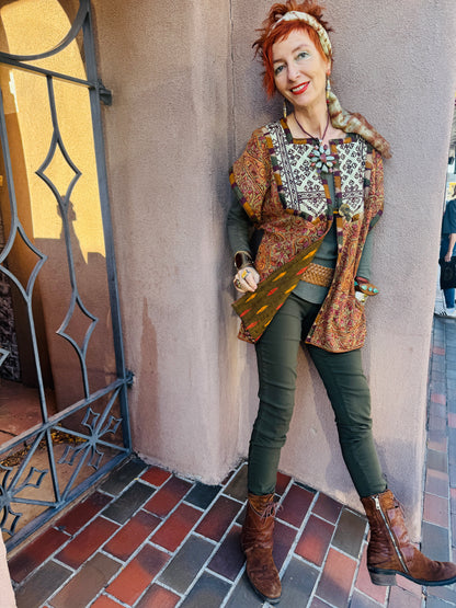 SO VERY KASHMIRI CREWEL UPCYCLED JACKET