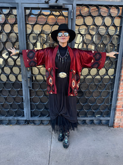 NAIROBI BUTTON KIMONO SHORT & LONG