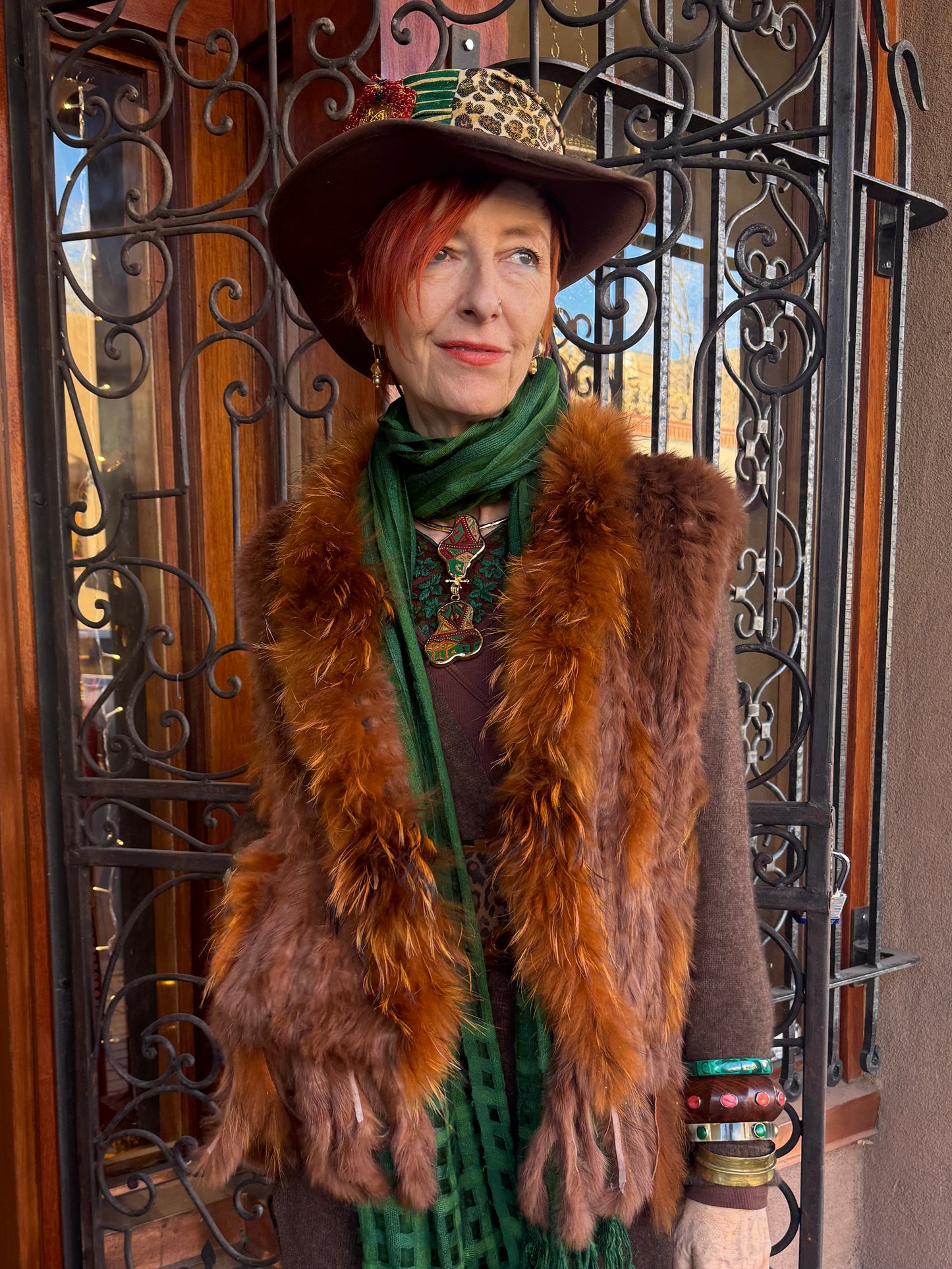 RAVISHING RABBIT FUR VESTS