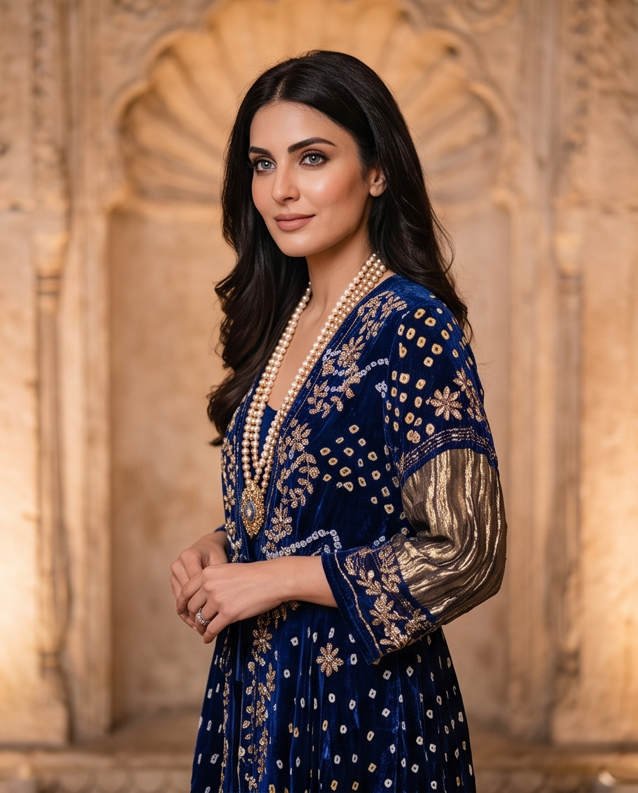 RAJESTIC BLING AZEEZA COAT DRESS