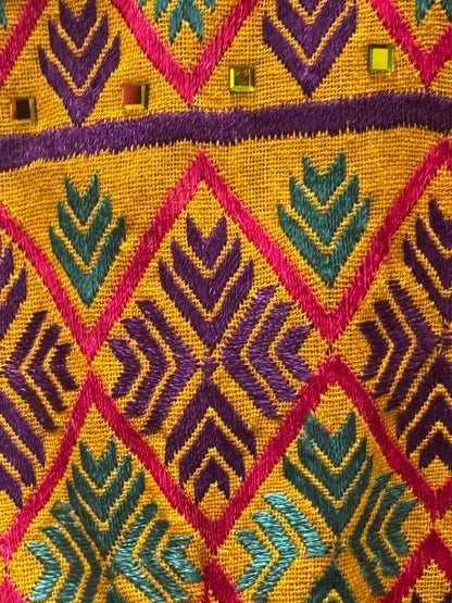 WOVEN RADIANCE HAND EMBROIDERED REDUX MASTERPIECES