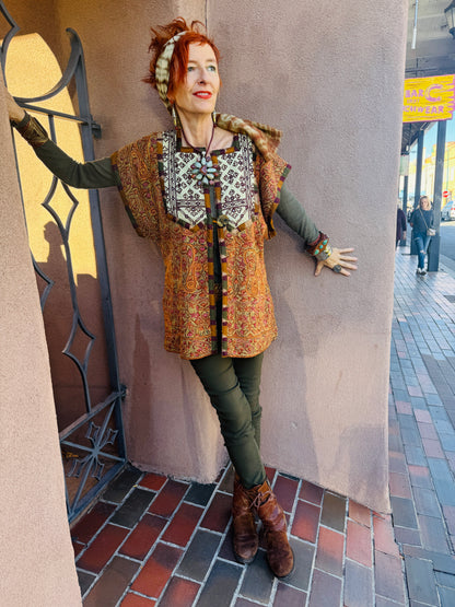 SO VERY KASHMIRI CREWEL UPCYCLED JACKET