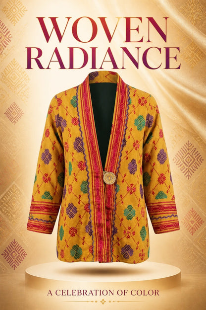 WOVEN RADIANCE HAND EMBROIDERED REDUX MASTERPIECES