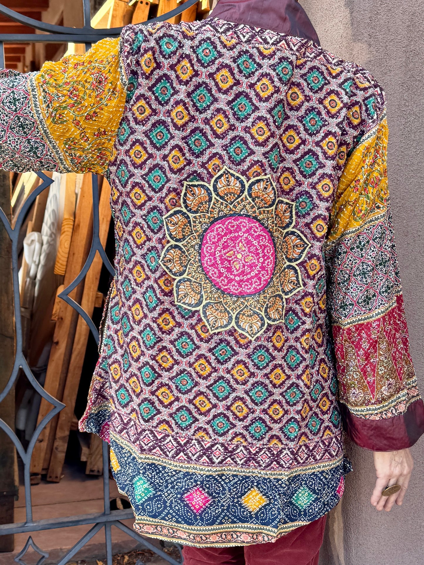 MICRO BLING SWING JACKET