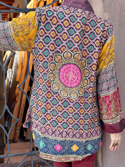 MICRO BLING SWING JACKET