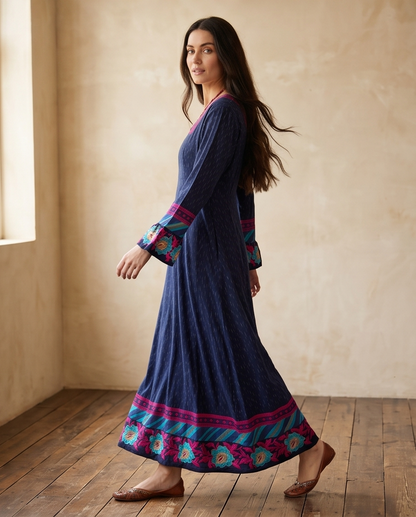 BLUE BELLE MAXI DRESS