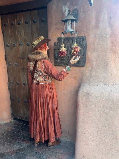 RABARI MAXI COAT DRESS