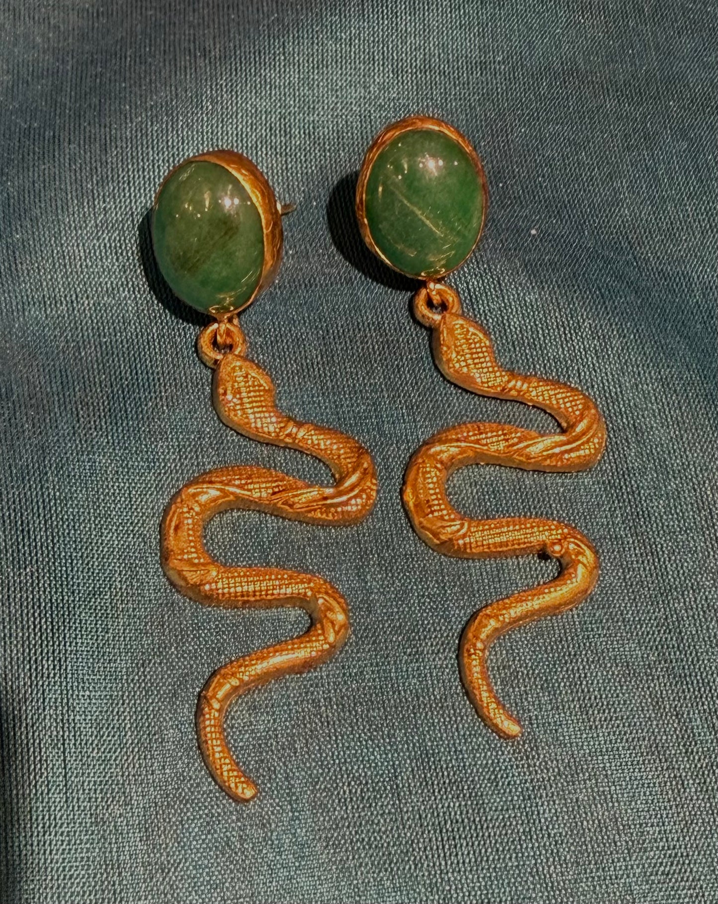 MEDUSA’S SNAKE EARRINGS