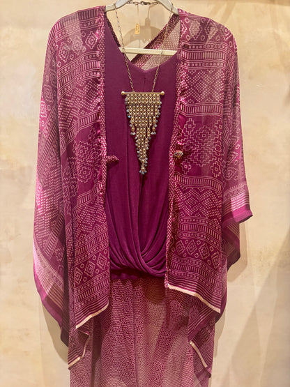 LABRADORITE CASCADING LADDER NECKLACE