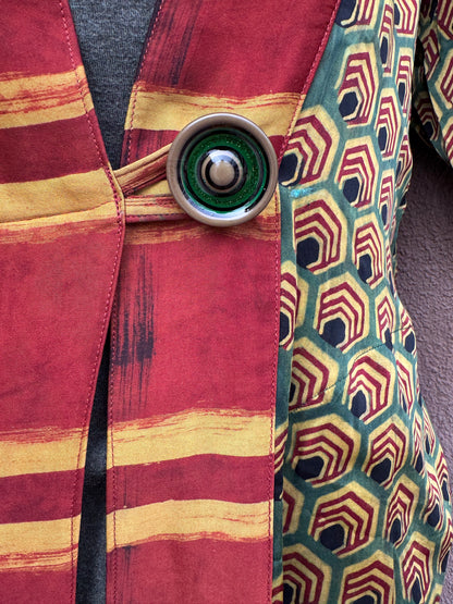 HONEYCOMB SWING COAT