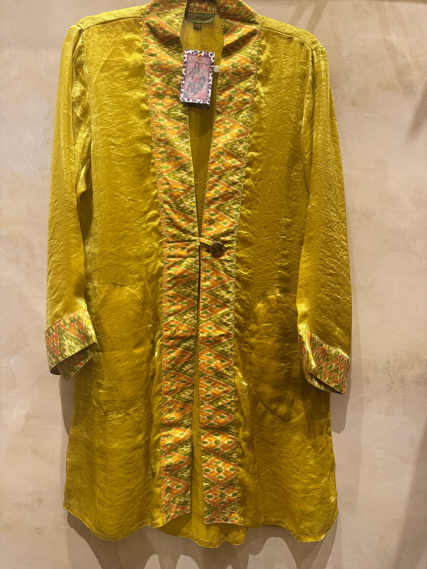 IRRIDESCENT SHIMMER SWING COATS