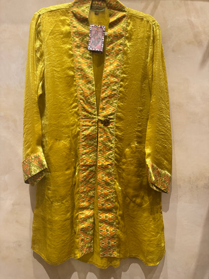 IRRIDESCENT SHIMMER SWING COATS