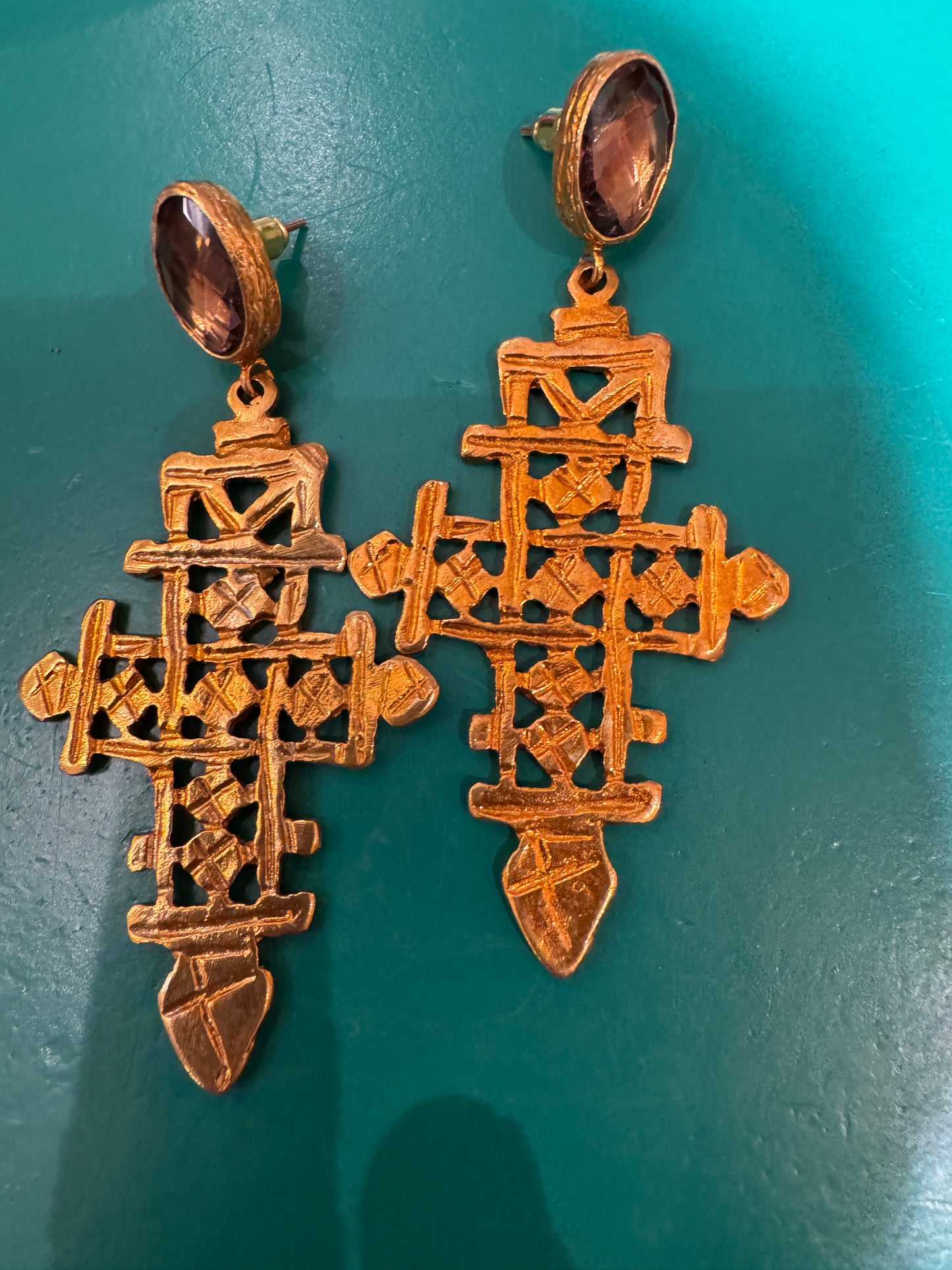 COPTIC CROSS EARRINGS
