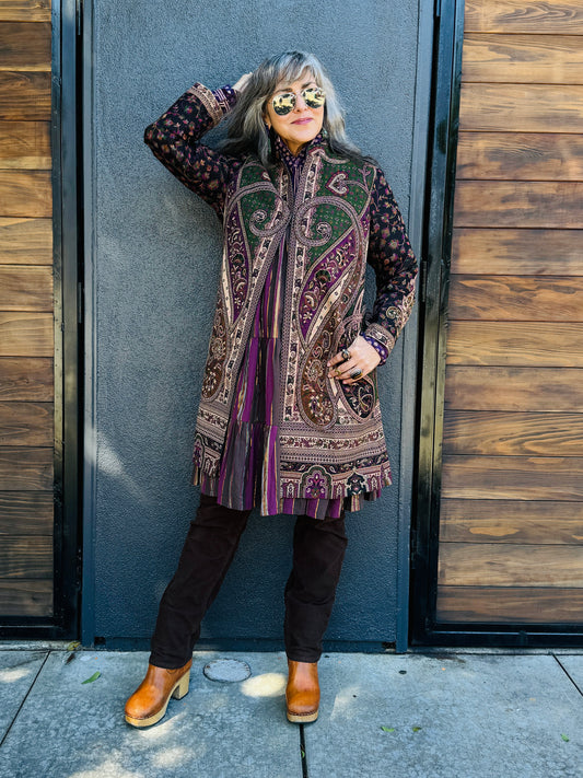 KASHMIRI PAISLEY PARADISE COAT