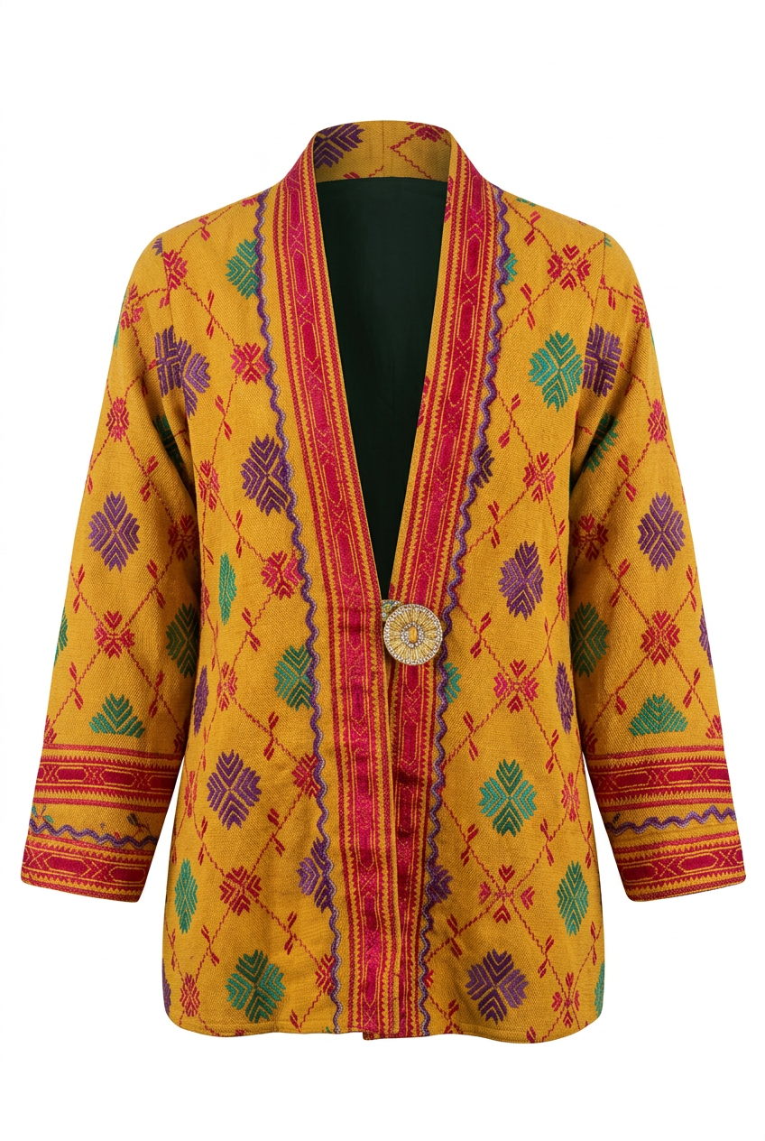 WOVEN RADIANCE HAND EMBROIDERED REDUX MASTERPIECES