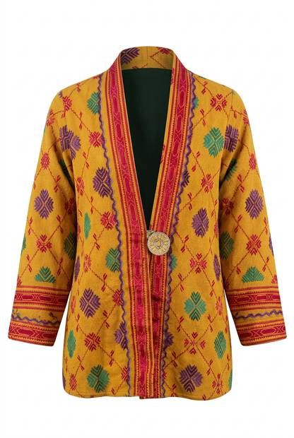 WOVEN RADIANCE HAND EMBROIDERED REDUX MASTERPIECES