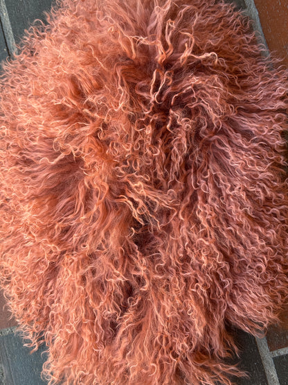 MONGOLIAN CURLY LAMB FUR COLLAR