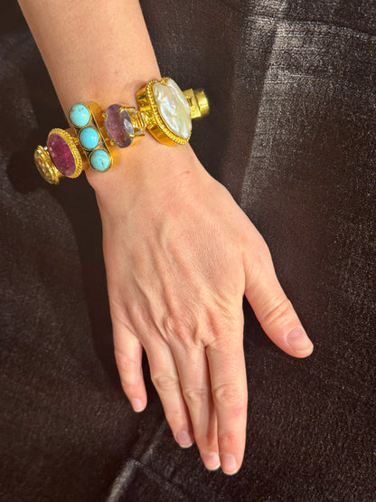 BIG CHUNKY GEMSTONE BRACELETS