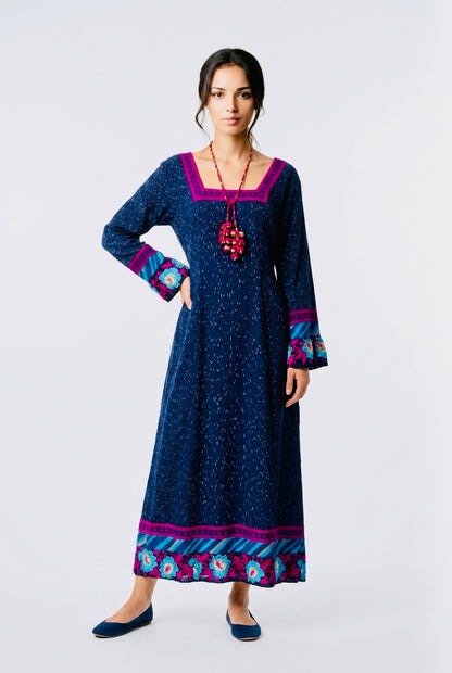 BLUE BELLE MAXI DRESS