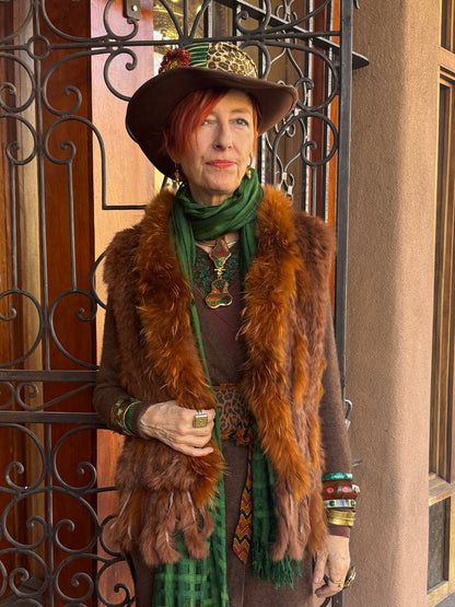 RAVISHING RABBIT FUR VESTS