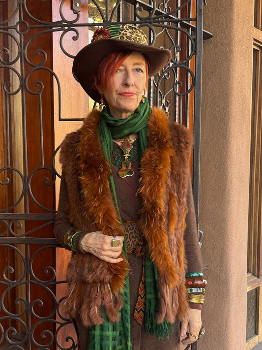 RAVISHING RABBIT FUR VESTS