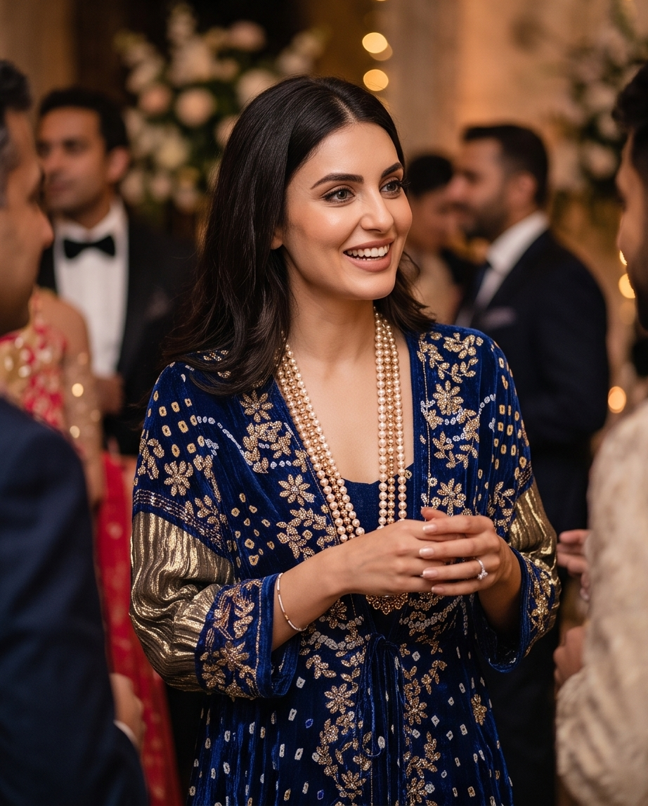 RAJESTIC BLING AZEEZA COAT DRESS