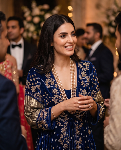 RAJESTIC BLING AZEEZA COAT DRESS