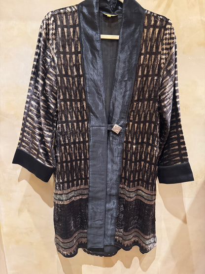 LUXE VELVET SWING COATS MIDNIGHT COLLECTION