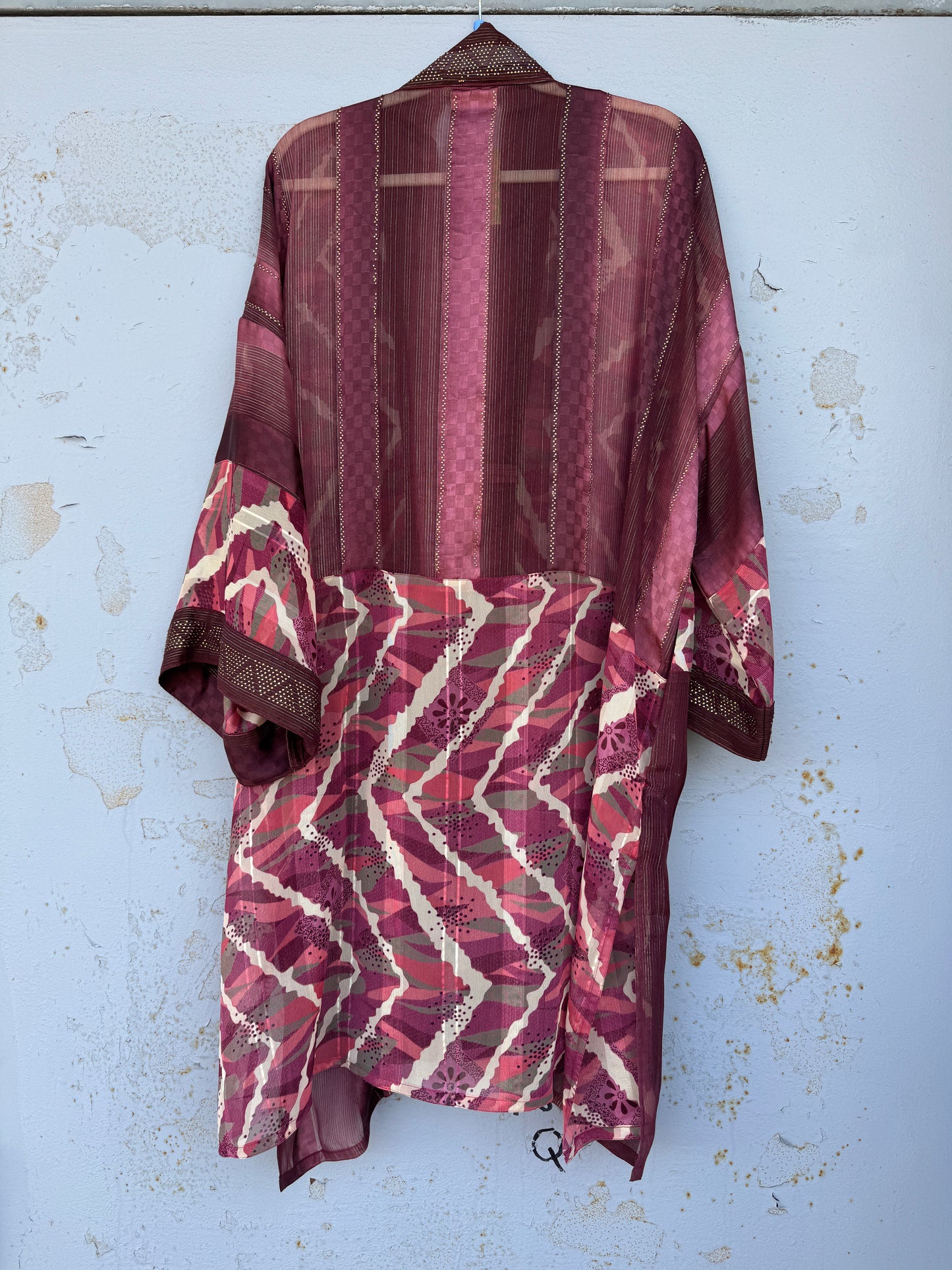 WINE & JAZZ LONG KIMONO