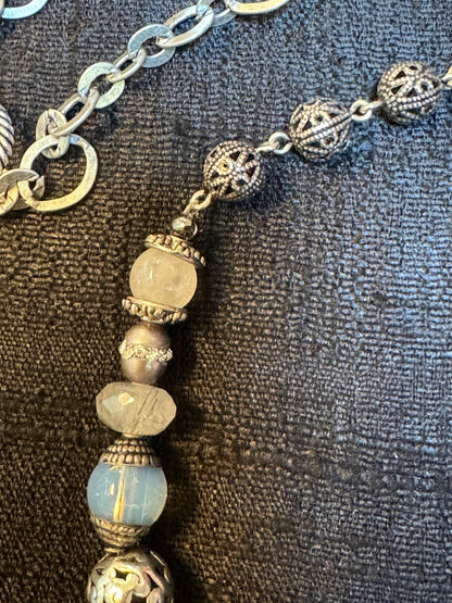 LOVELY IN LARIMAR NECKLACE