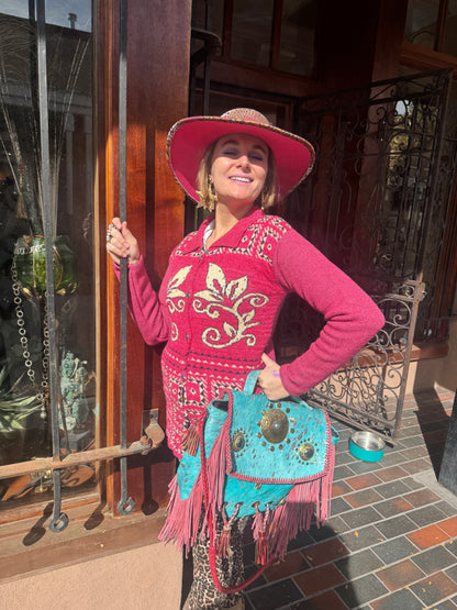 PINK PARTY SWEATER JACKET