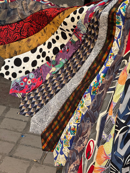 SILK TIE VEST