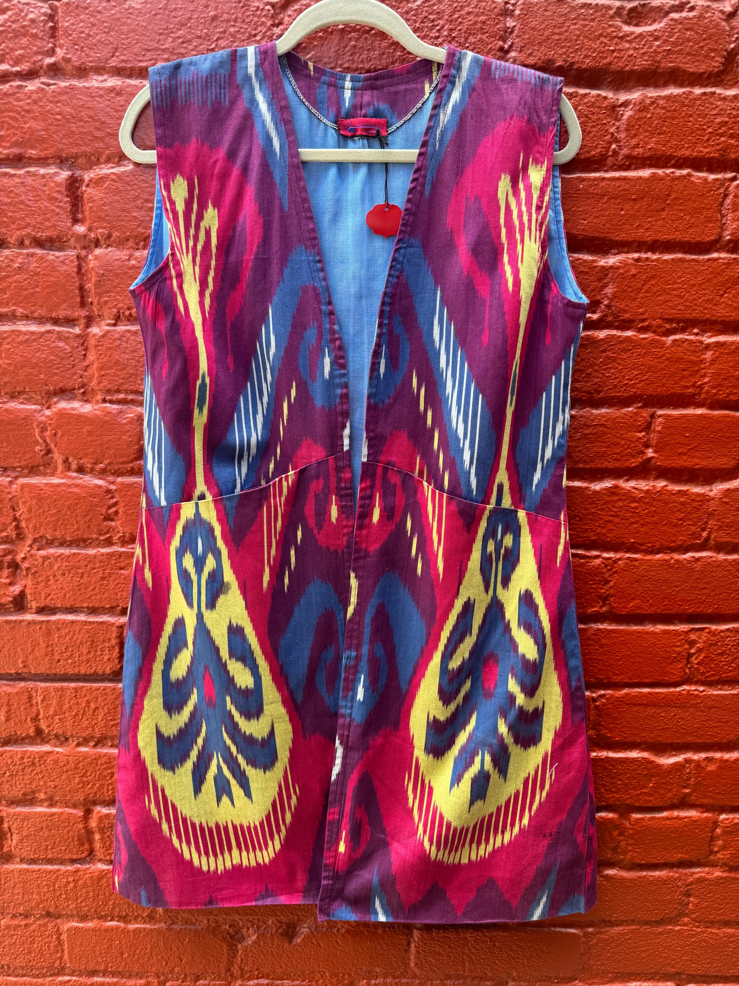 COTTON CARNIVAL IKAT VEST