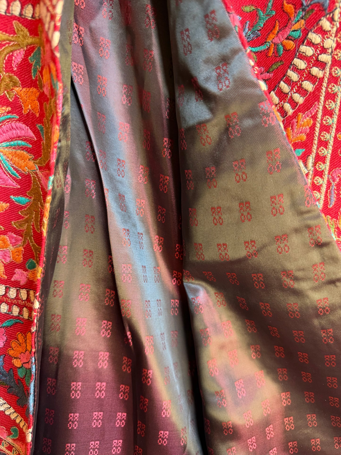 KASHMIR EMBROIDERED CAPE