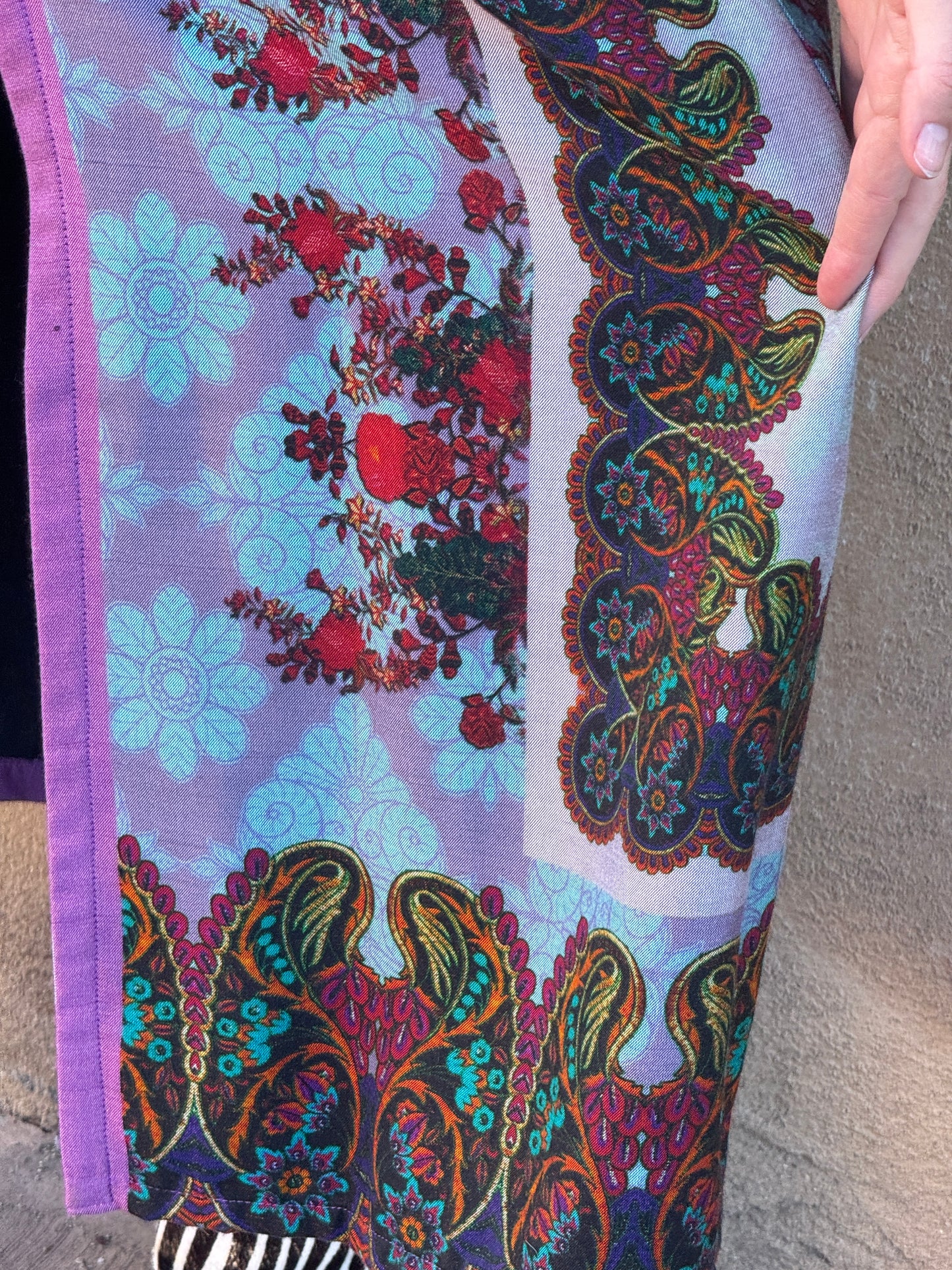 COLLAGE COAT PLUM BERRY