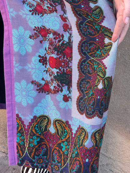 COLLAGE COAT PLUM BERRY