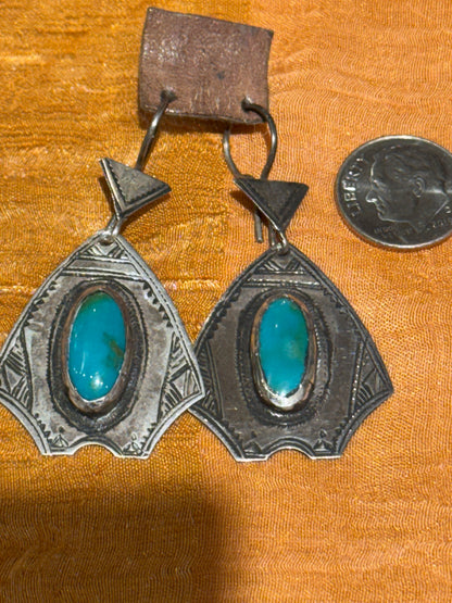 TUAREG TURQUOISE EARRINGS