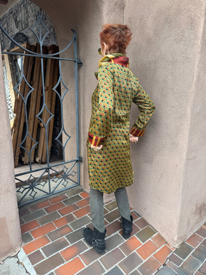 HONEYCOMB SWING COAT