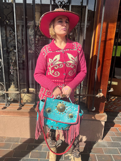 PINK PARTY SWEATER JACKET