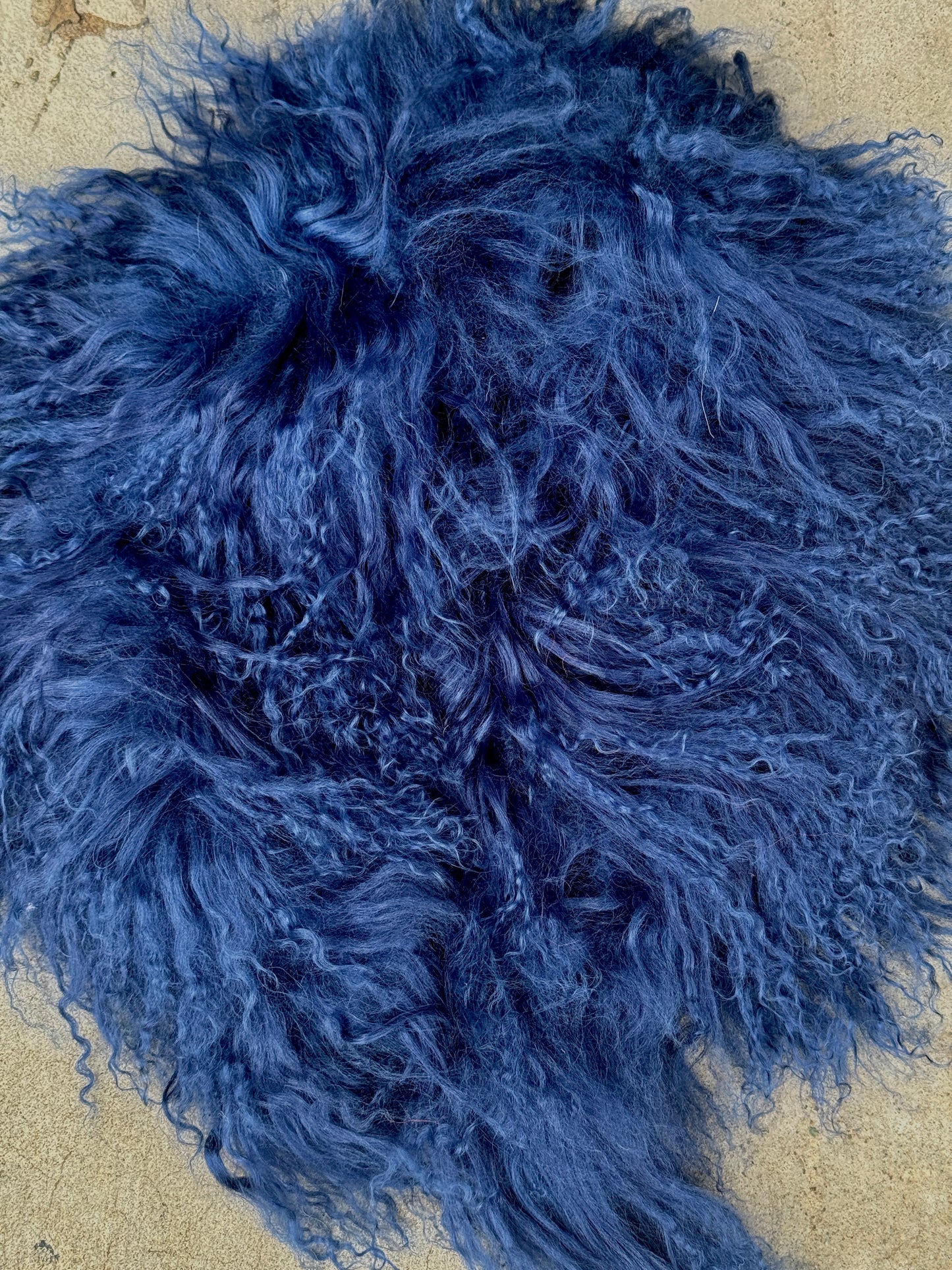 MONGOLIAN CURLY LAMB FUR COLLAR