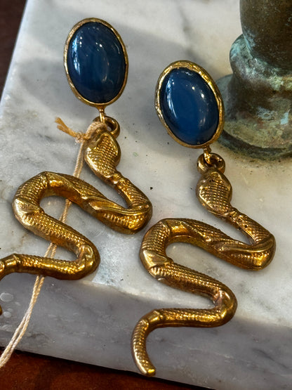 MEDUSA’S SNAKE EARRINGS