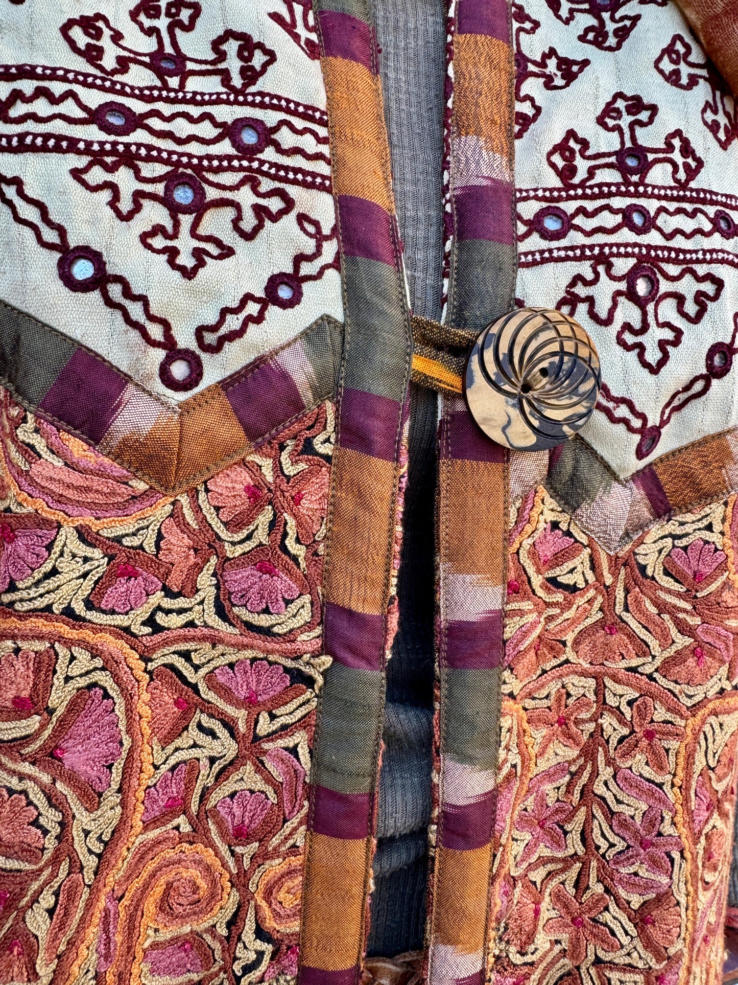 SO VERY KASHMIRI CREWEL UPCYCLED JACKET